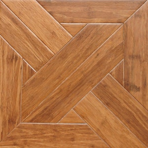 Islander Flooring Luxury Parquet Engineered Bamboo Floor 9/16” thick x 15-3/4” width x 15-3/4” length (1.72 sq. ft. / pc) - Gothic