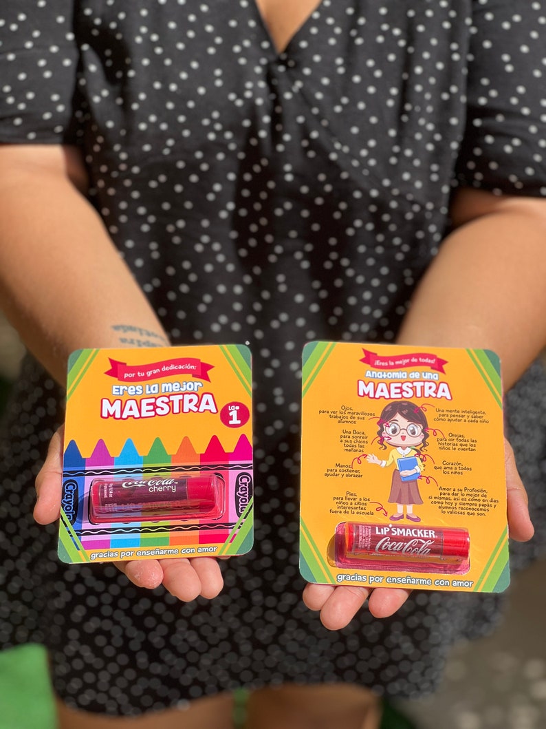 Teacher's Day Printables for Balm Holder, Crayola Blister, Money Holder ...