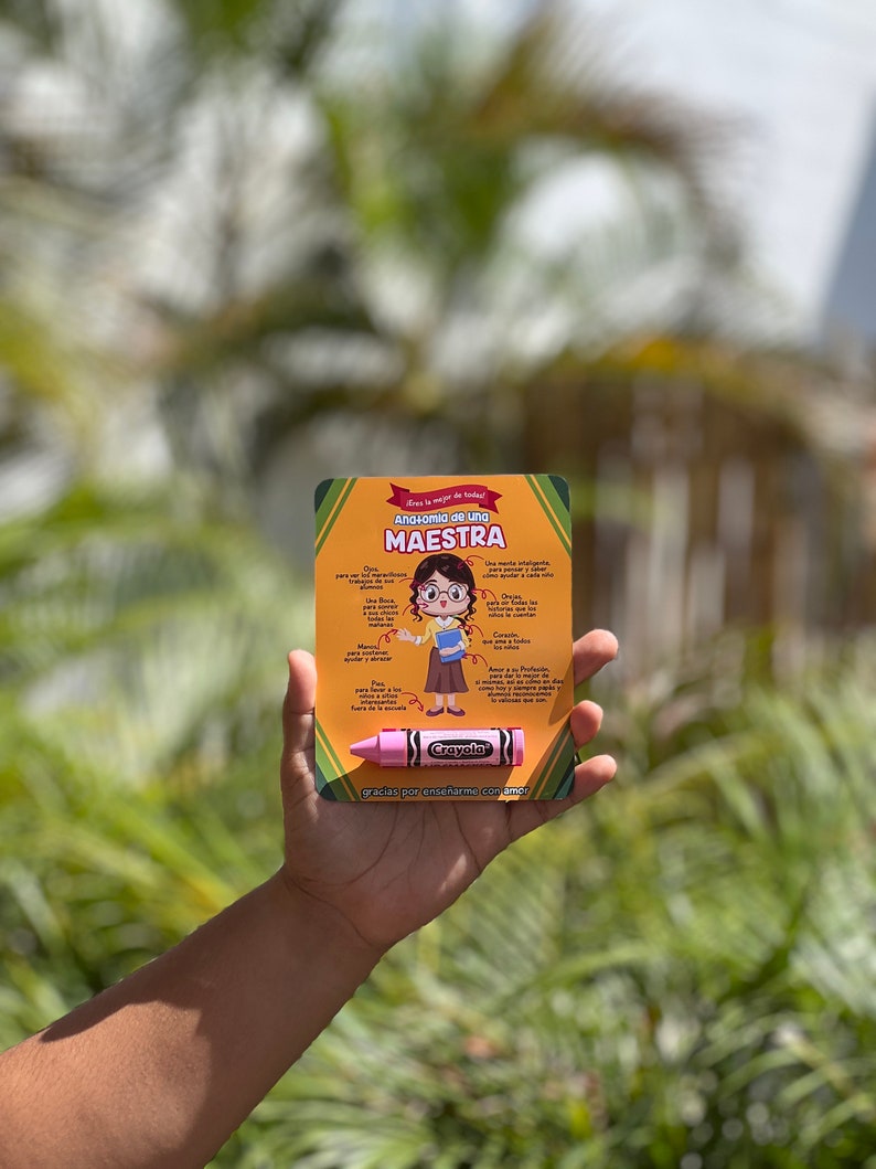 Teacher's Day Printables for Balm Holder, Crayola Blister, Money Holder ...