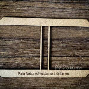 Post It Holder SVG, laser cut, Laser Cut Files, Post It Template Svg