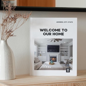 Rental Home Binder Bundle, Airbnb Welcome Book Template, Modern Minimalist Style, Guest Guide, Vrbo Airbnb Vacation Home, Canva