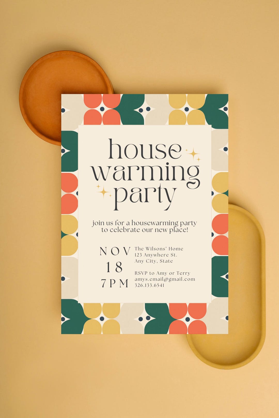 Editable Housewarming Party Invitation Template, Modern Canva ...