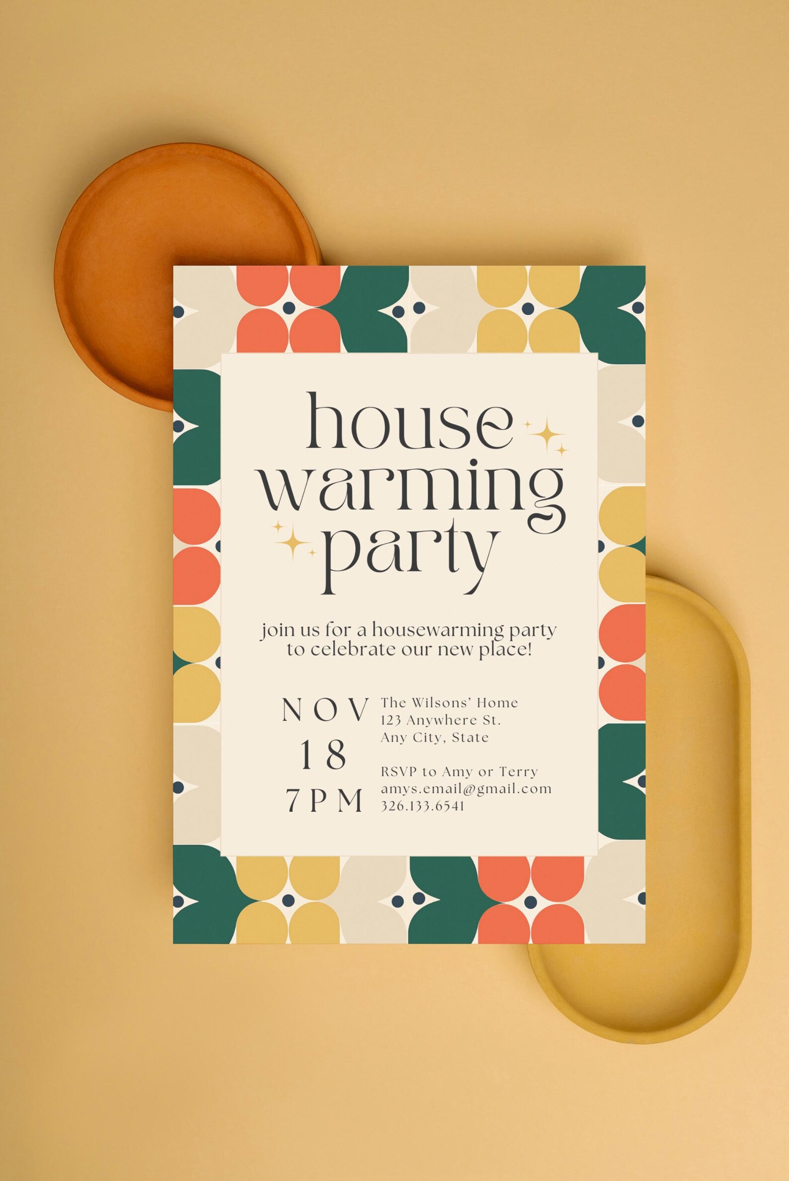 Editable Housewarming Party Invitation Template, Modern Canva ...
