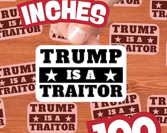 Trump is a Traitor Sticker Bundle -  Anti-TRUMP sticker Set