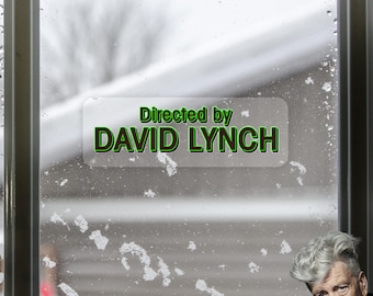 DIRECTED by DAVID LYNCH Stickers ( Transparent Sticker)