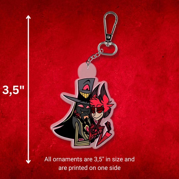 Hazbin Hotel Valentine's Ship Keychains | SHIP NEXT DAY - Etsy