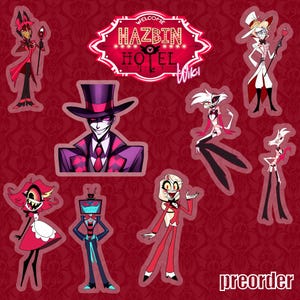 PREORDER - Hazbin Hotel HH Keychain Charm - Unique 2.5 Inch Acrylic Design - Perfect Gift for Hazbin Hotel Lovers