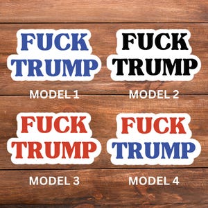 Trump FDT Aufkleber Mix Bundle | TRUMP Aufkleber Set Anti-Racist Sticker Set