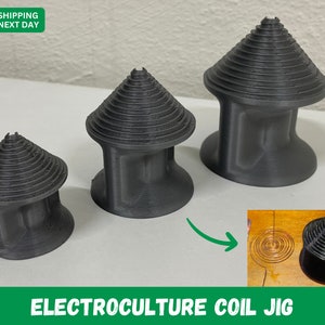 Coil winding jig for electroculture gardening | 3 sizes | Small | Medium | Large