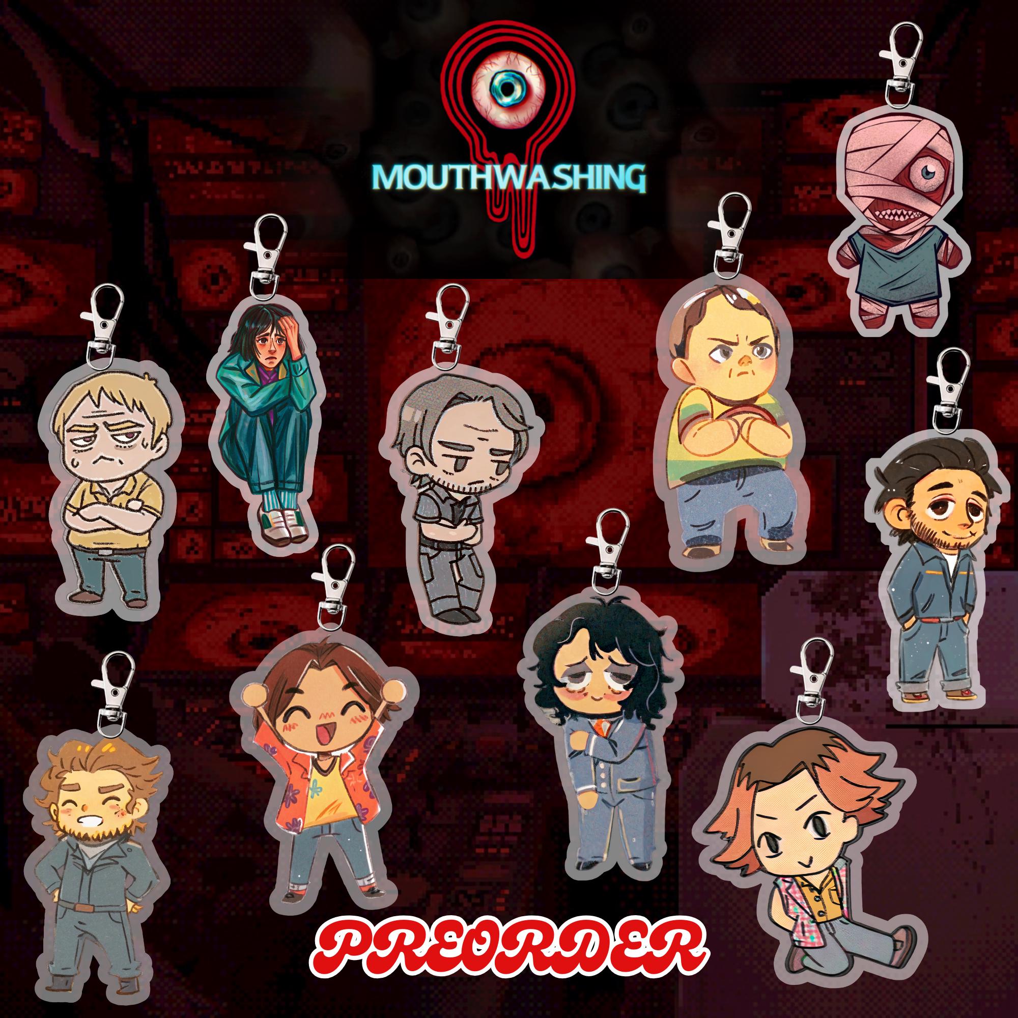 Mouthwashing アクリルキーホルダー ステッカー セット Mouthwashing Game Keychains & Ornament - Etsy