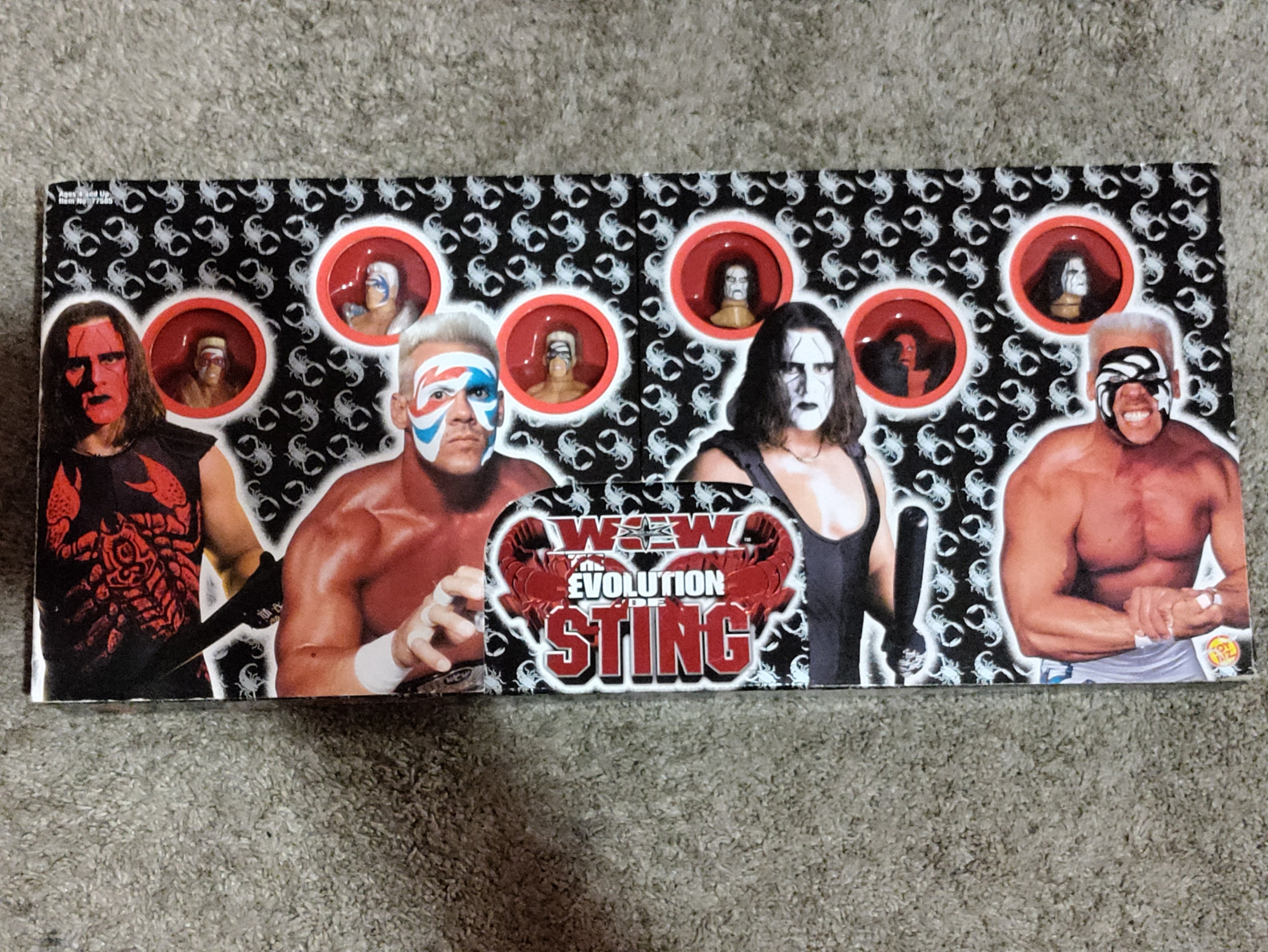 WCW Evolution of Sting Action Figure 6 Pack NWA Wwf Wwe - Etsy Canada