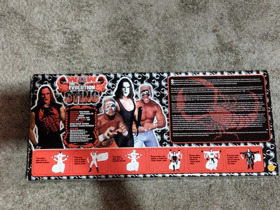 WCW Evolution of Sting Action Figure 6 Pack NWA Wwf Wwe - Etsy