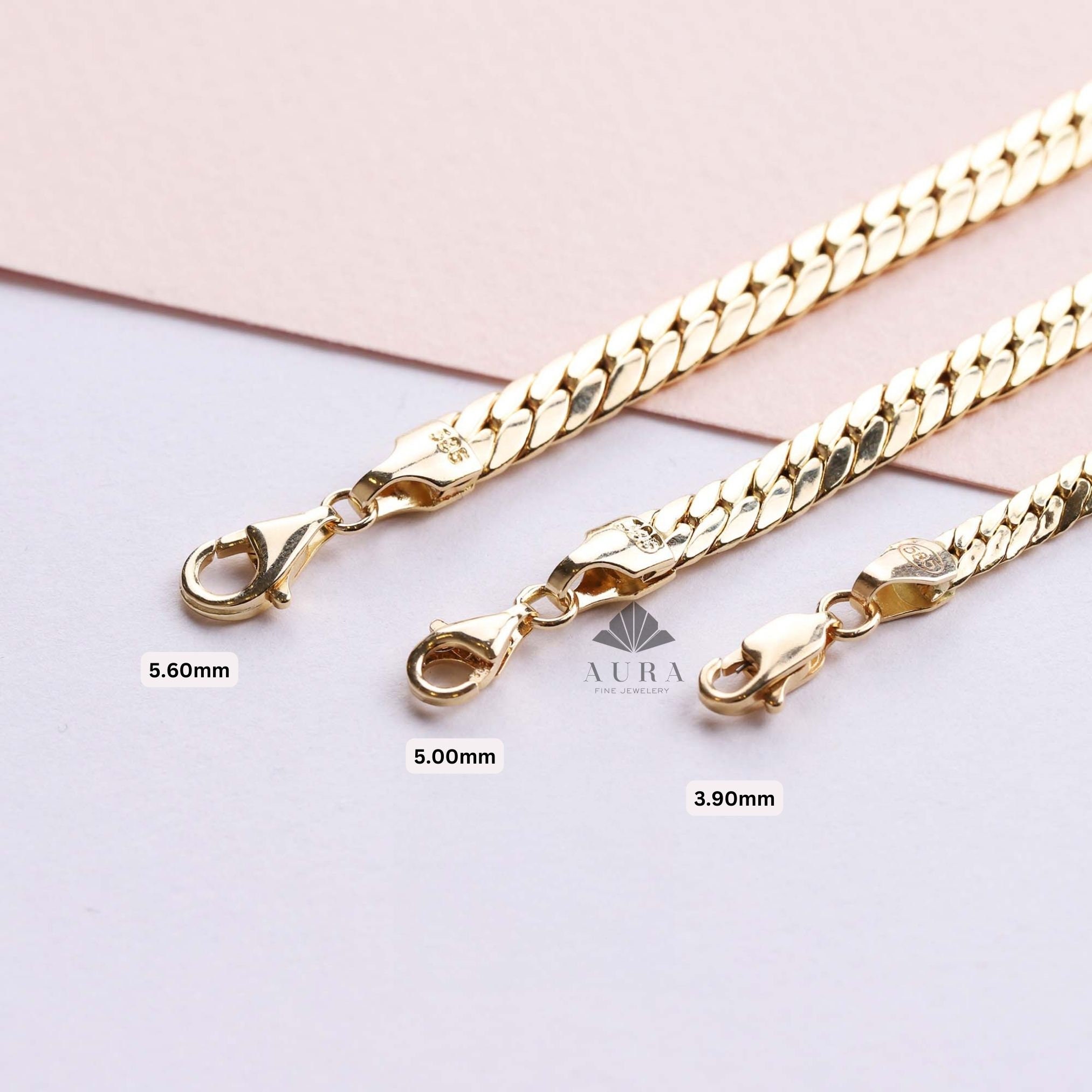 Gold cuban link anklet best sale
