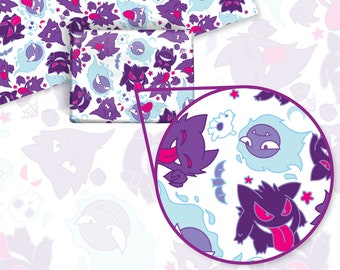 Gengar Gift Wrap, Wrapping Paper, Perfect for a Gift, Present, Holiday, Birthday! Japanese Anime