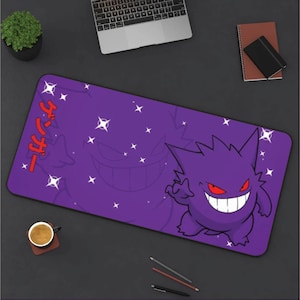 Gengar Schreibtischunterlage! Perfekt für ein Geschenk, Geschenk, Urlaub, Geburtstag! Japanischer Anime