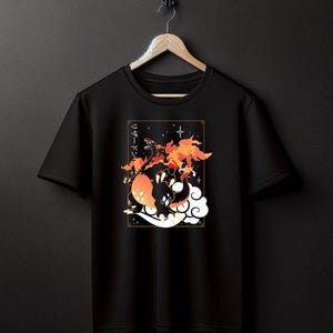 Charizard Black Tee Perfect for a Present, Gift, Holiday, Birthday!