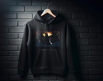 Typhlosion Black Hoodie! Perfect for a Present, Gift, Holiday, Birthday!