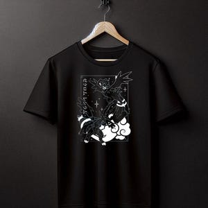 Reshiram Zekrom Black Tee Perfect for a Present, Gift, Holiday, Birthday!
