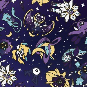 Galaxy Mew poster Poster! Perfect for a Gift, Present, Holiday, Birthday! Japanese Anime