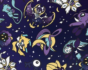Galaxy Mew poster Poster! Perfect for a Gift, Present, Holiday, Birthday! Japanese Anime