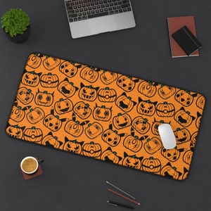 Halloween Gengar Gaming Schreibtischmatte, Lange Schreibtischmatten, Mousepad, Weihnachten Geburtstag Geschenkidee, Anime Spielmatten, Gaming Mousepad, offizielle Matten