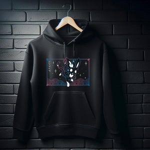Sylveon Black Hoodie! Perfect for a Present, Gift, Holiday, Birthday!
