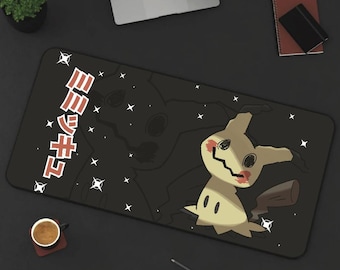 Mimikyu Pattern Desk Mat! Perfect for a Gift, Present, Holiday, Birthday! Japanese Anime