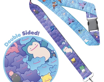 Ditto XL Breakaway Lanyard! Perfect for a Gift, Present, Holiday, Birthday! Japanese Anime