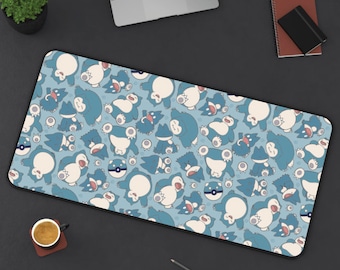 ¡Alfombrilla de escritorio con diseño de Snorlax! ¡Perfecta para regalar, para las fiestas o para un cumpleaños! Anime japonés.