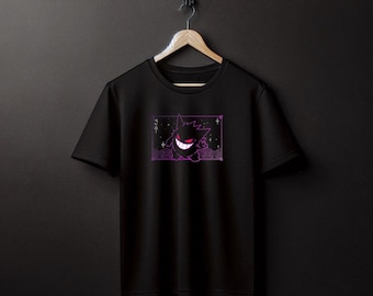 Gengar Black Tee Perfect for a Present, Gift, Holiday, Birthday!