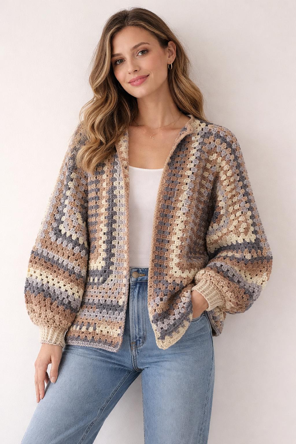 39 Hexi Cardigan Crochet Pattern: Enhance Your Skills with Unique Designs 3 Hexagon Cardigan Crochet
