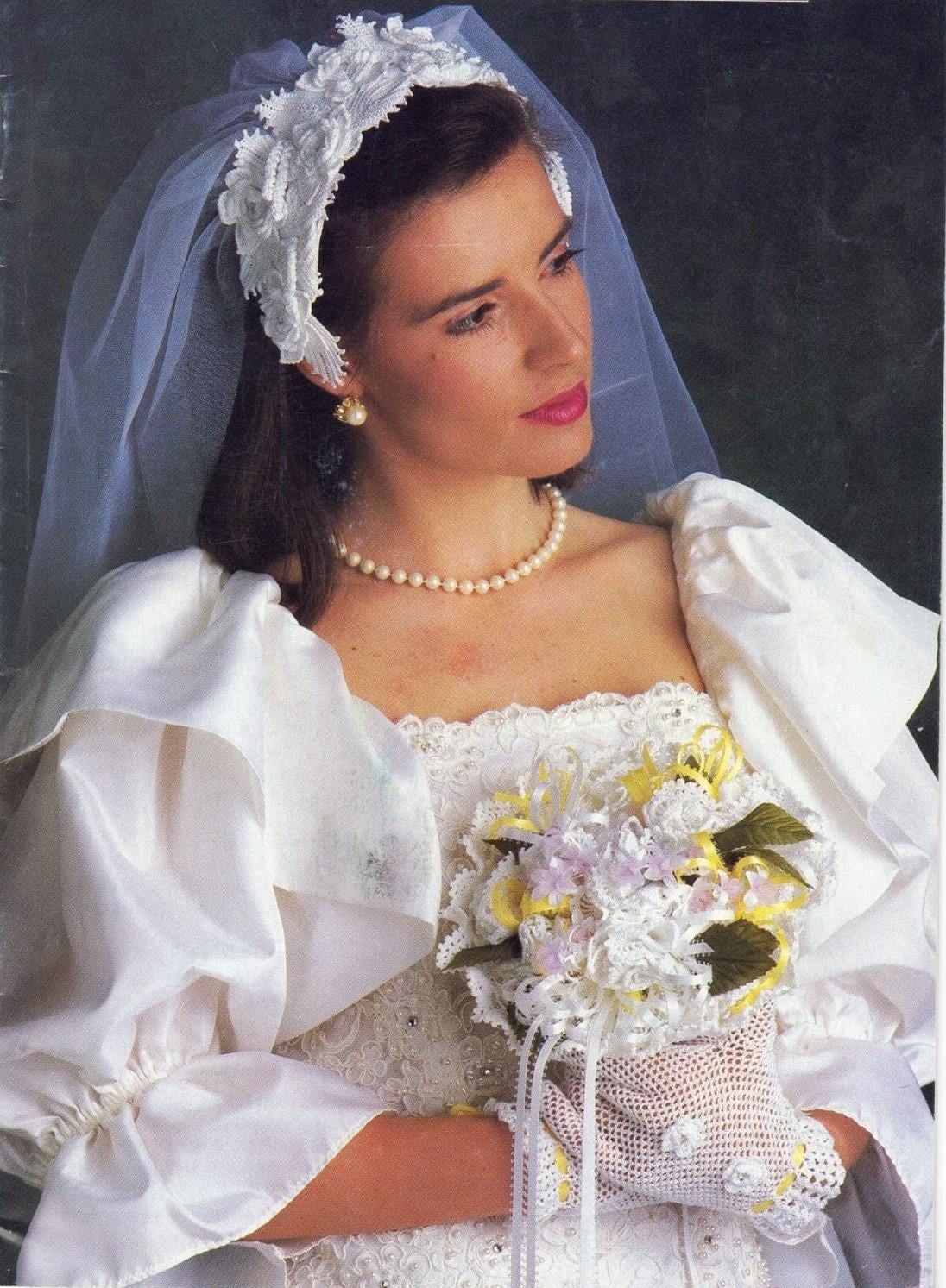 1980s Wedding Veil - Etsy display picture 2