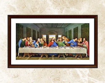 Cross Stitch Pattern,The Last Supper by Leonardo da Vinci,xstitch,Pattern Keeper,Embroidery,Pdf,Instant Download