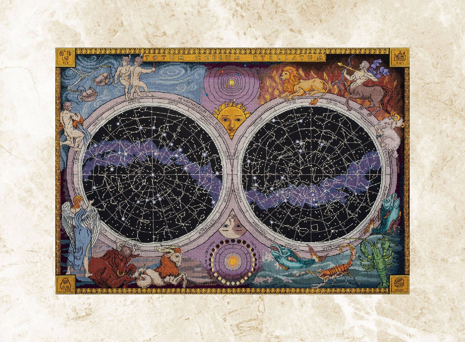 Night Sky Map from Sonya Cross Stitch