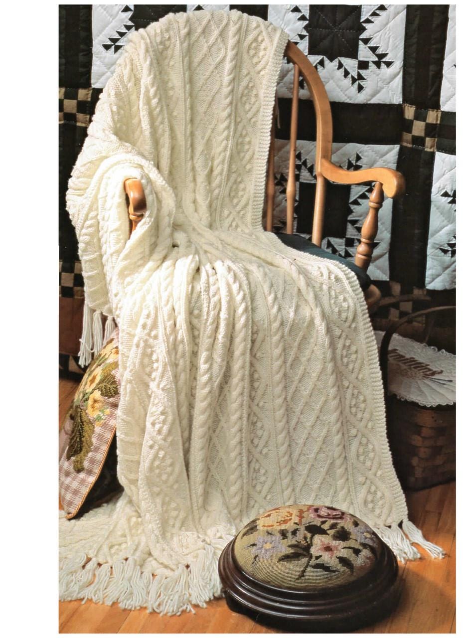Coperta lavorata a maglia, 127 x 152,4 cm, comoda, leggera