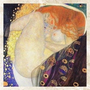 Kreuzstich Muster, Danae von Gustav Klimt, Kreuzstich Muster, Kreuzstich, PDF, sofort Download