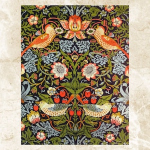Cross Stitch Pattern,Strawberry Thief by William Morris,stitch,Pattern Keeper, Embroidery,Pdf,Instant Download