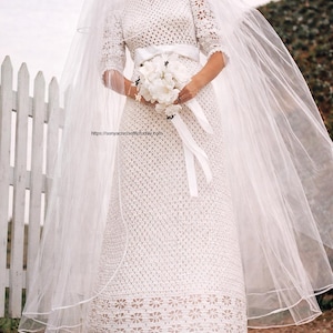 Simple Vintage Wedding Dress - Etsy