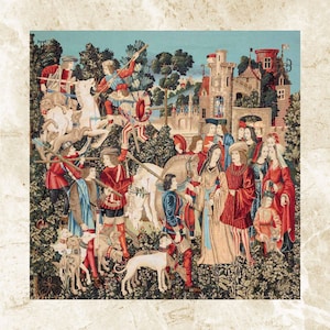Unicorn  Cross Stitch Pattern,The Hunt of the Unicorn2 , Instant Download