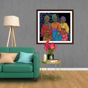 Yorubin Frauen Kreuzstich-Muster: Afrikanische Stickerei (PDF)