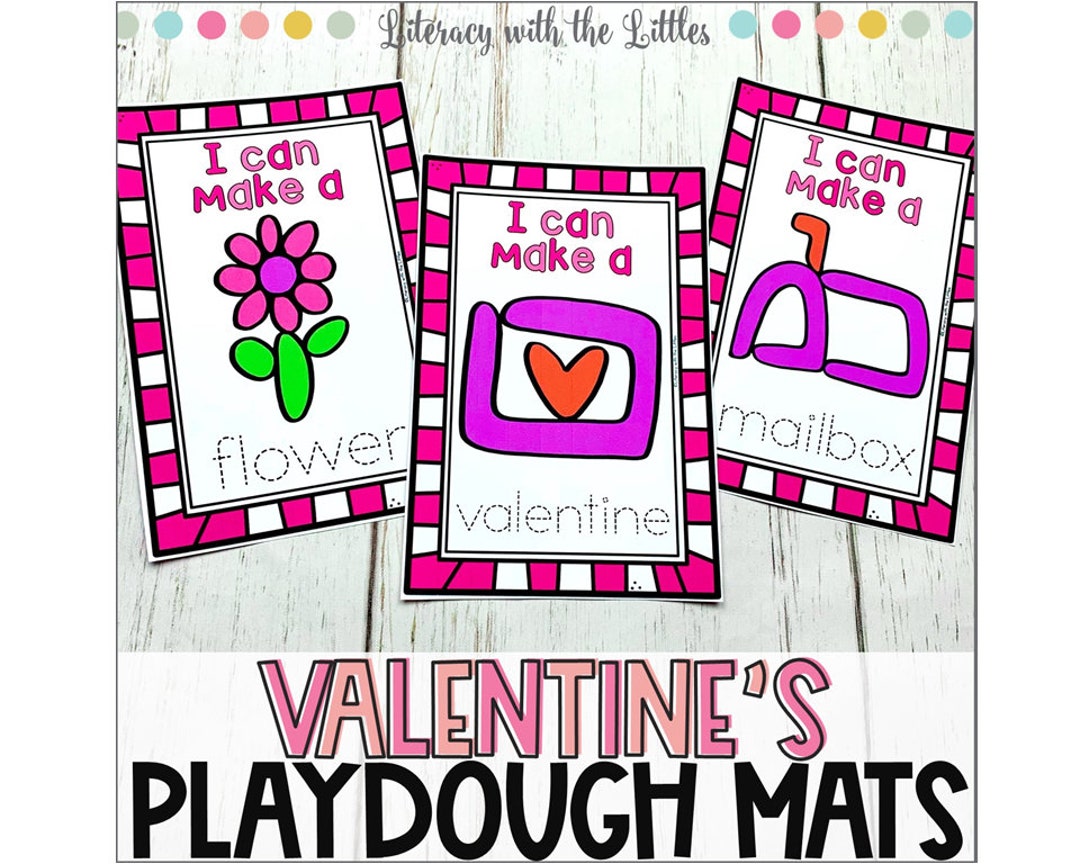 February Play-Doh Mats {1-20 and Make 10}