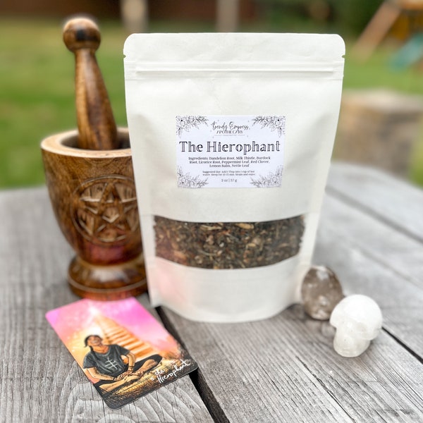 The Hierophant Liver Detox Tea, Liver Cleanse, Loose Leaf Tea, Detox Cleanse, Digestive Health Tea, Herbal Tea, Liver Support and Cleansing