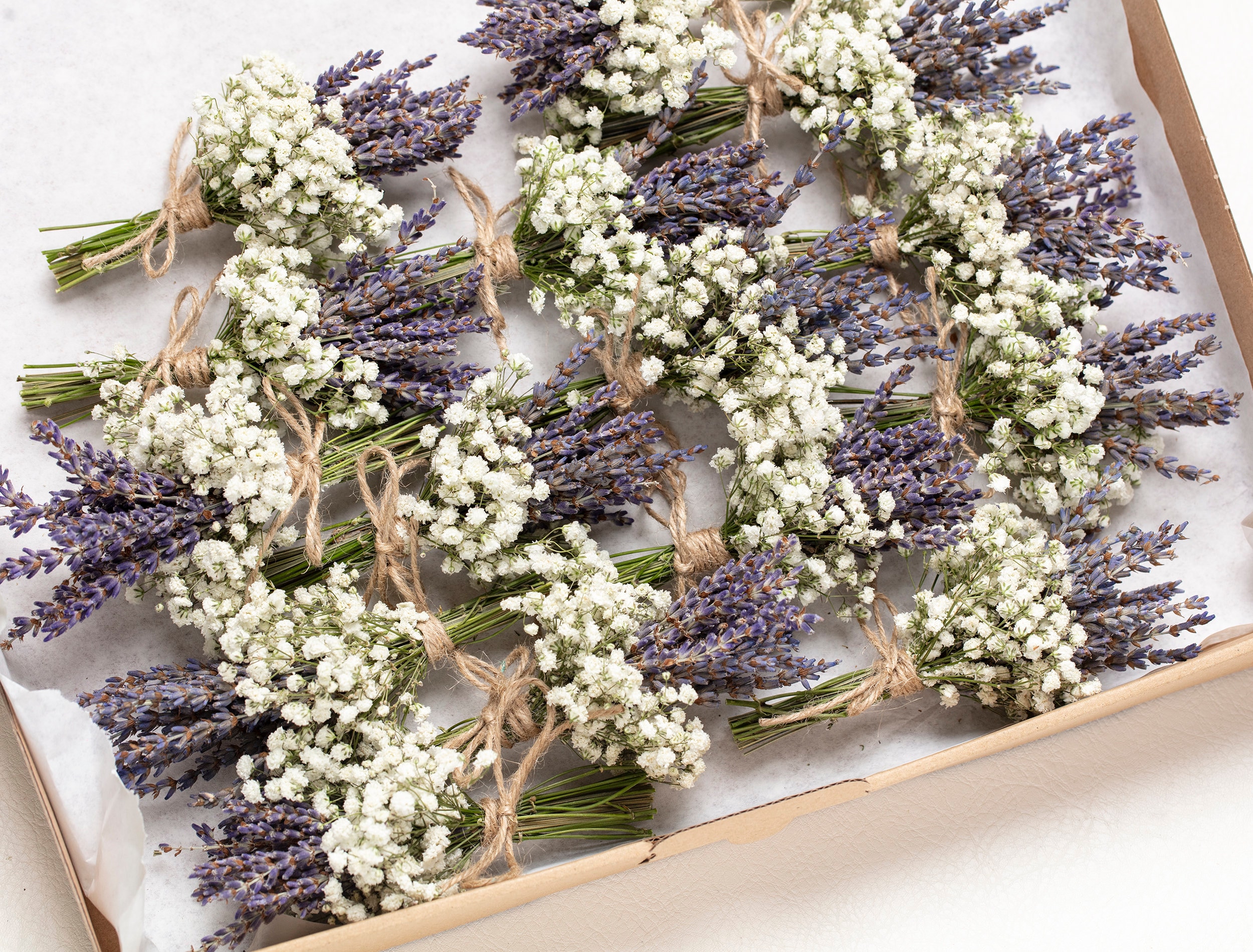6 Mini Bouquets De Fleurs Séchées Lithyc - Décoration Naturelle Pour Cadre, Mariage Ou DIY