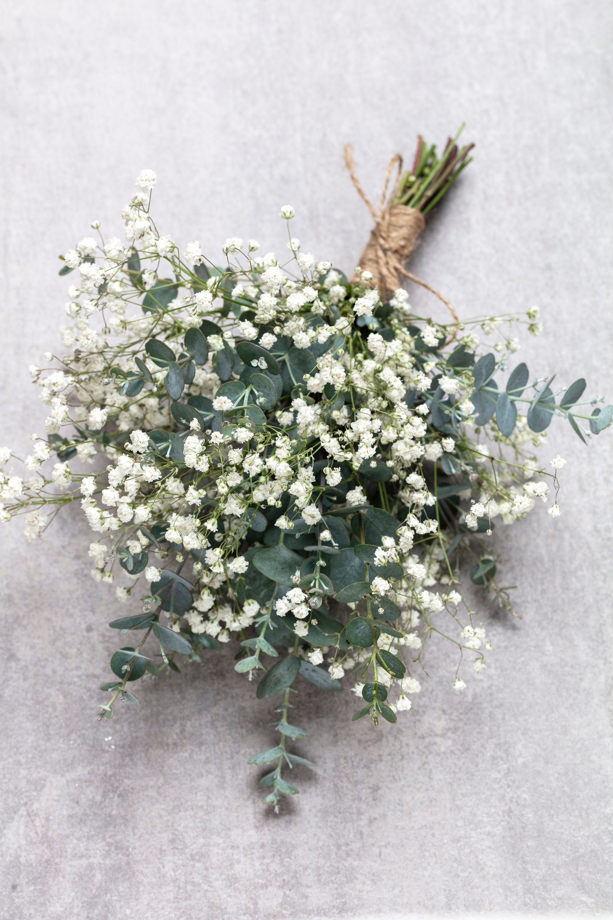 15pcs Faux Breath White Artificial Gypsophila Stem Baby's Breath Bouquet