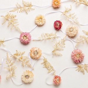 Ghirlanda di fiori appesi, fiori di paglia appesi, ghirlanda di fiori da matrimonio, set di fiori da soffitto fai da te, sfondo di fiori galleggianti da appendere alla parete