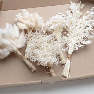 Dried Flowers, flower DIY Mix, DIY set, Flower Box, wedding DIY, dried flower bouquet, pampas grass, lagurus, phalaris, Creative Projects,