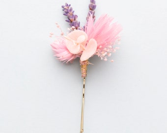 Épingles à cheveux Barbie, pinces à cheveux, épingles à cheveux de mariage, accessoires bohèmes, épingles à cheveux mariage Provence, fleurs séchées, épingle à cheveux rustique,