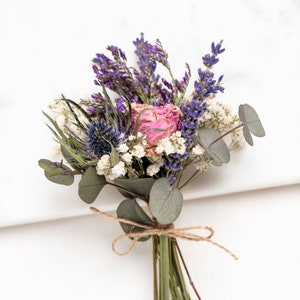 Mini dry flower bouquet, natural and real plants, Wedding mini Dried Flower Bouquet. Wedding accessories, Floral boutonnieres,
