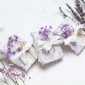 Bomboniere con sapone per gli ospiti, regali di sapone alla lavanda, bomboniere con sapone fatte a mano, bomboniere con sapone per addio al nubilato, mini bomboniere con sapone