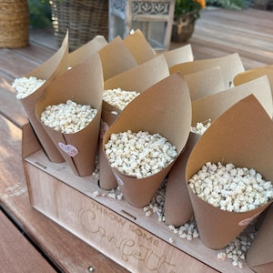 Coriandoli per matrimonio, alito di bambino essiccato, coriandoli di fiori, 100% biodegradabili, decorazione da tavola naturale, petali di coriandoli, decorazioni rustiche per matrimonio,